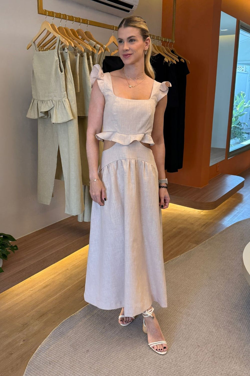 Vestido Angelina Rosa