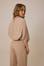 Blusa Lavínia Bege Fendi — costas