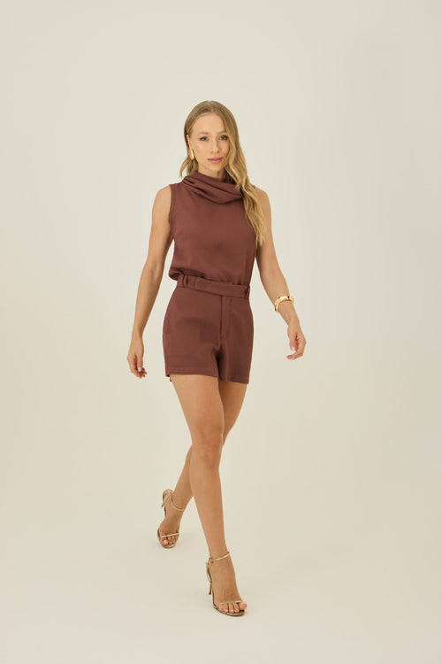 Blusa Bela Marrom