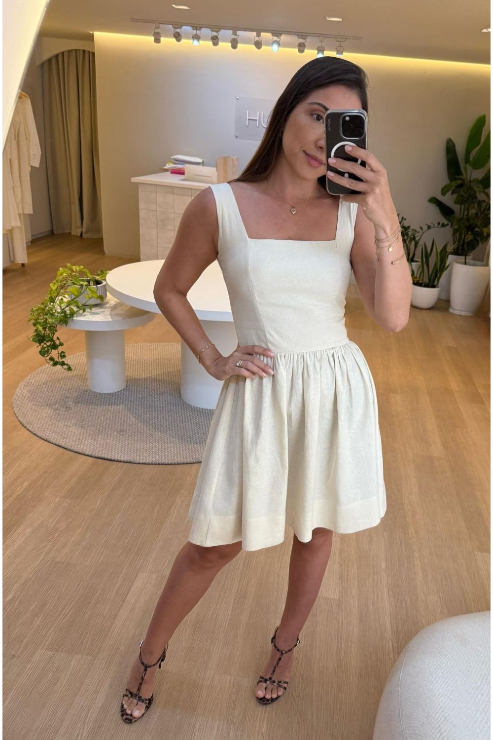 Vestido Cleo Marfim
