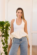 Blusa Cris Off White — lateral