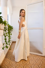 Vestido Cris Off White — lateral