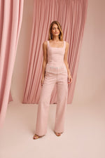 Blusa Luiza Rosa - linho rami
