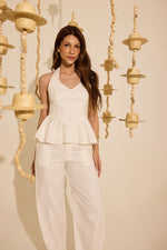 Blusa Lana Off White — pose