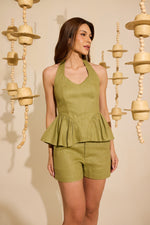 Blusa Lana Verde Oliva — detalhe