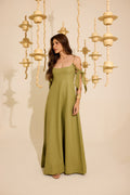 Vestido Melina Verde Oliva — look