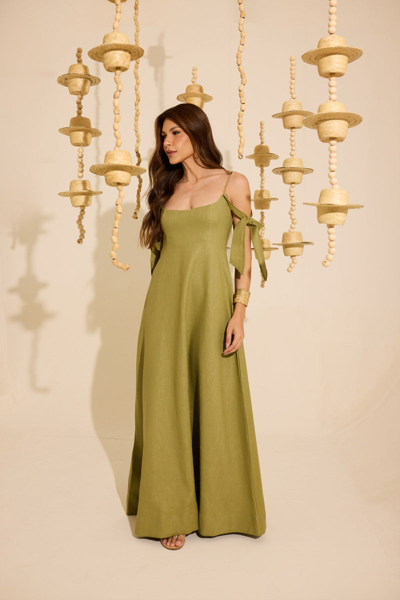 Vestido Melina Verde Oliva