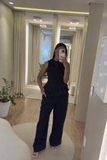Blusa Nina Preto - look