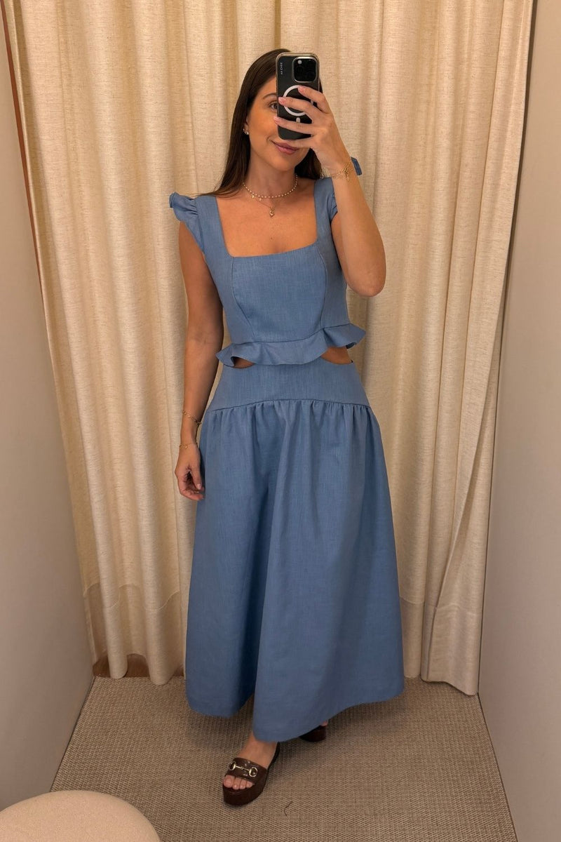 Vestido Angelina Azul
