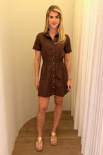 Vestido Michele Marrom