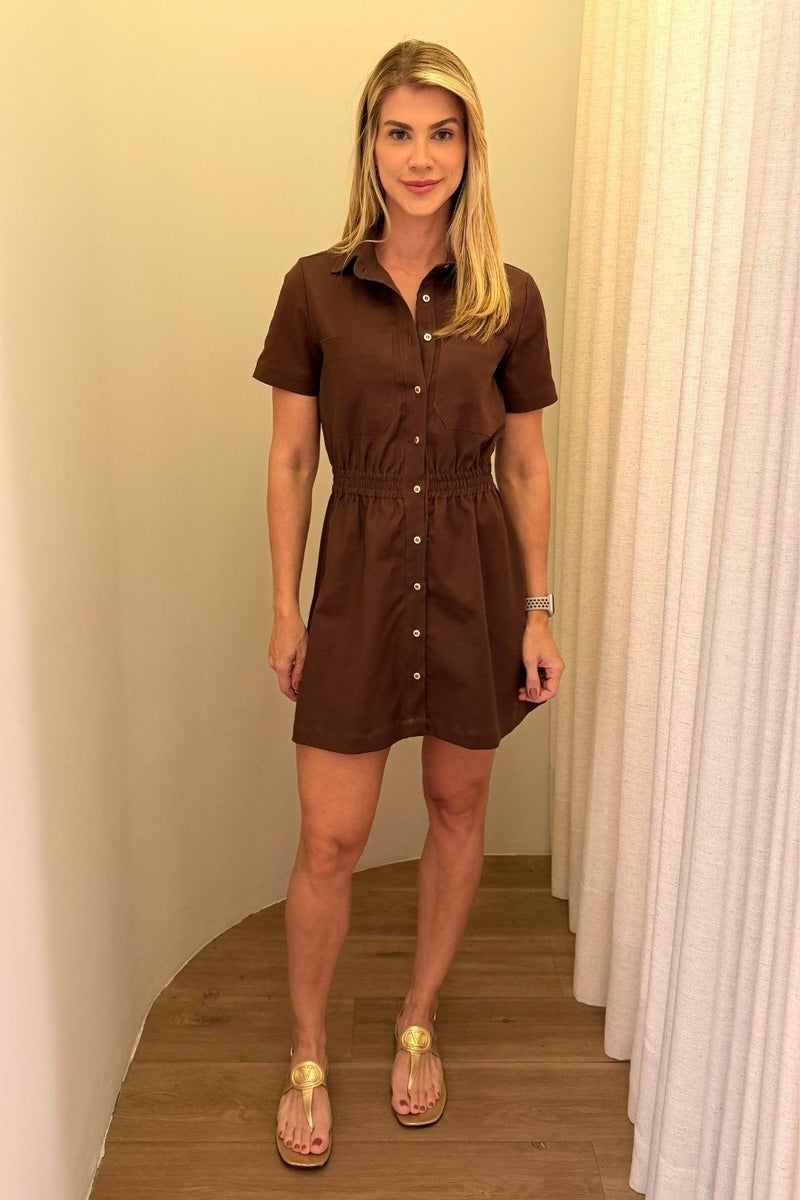 Vestido Michele Marrom