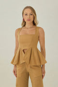 Blusa Iza Caramelo