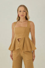 Blusa Iza Caramelo
