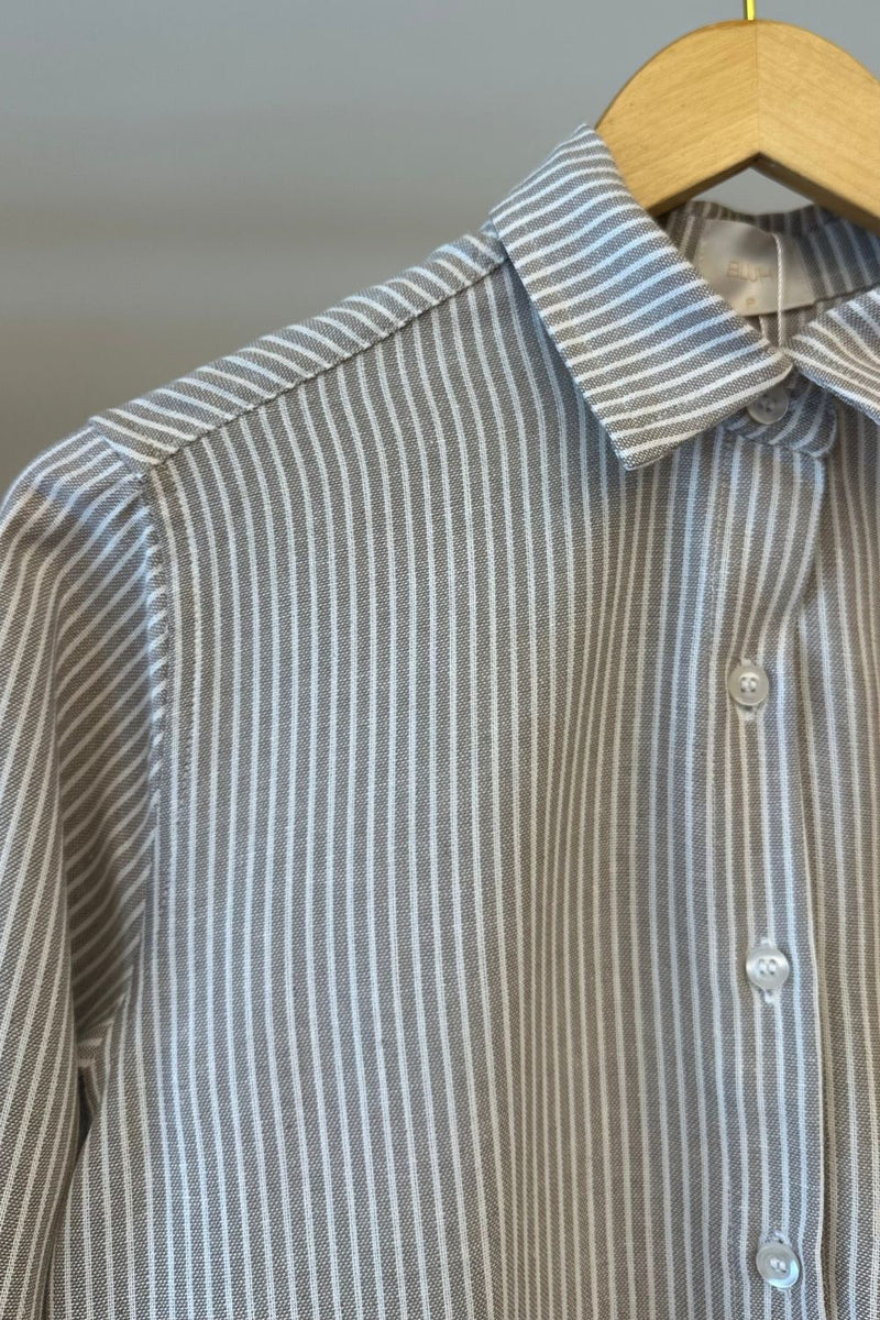 Camisa Nanda Listrado Caqui