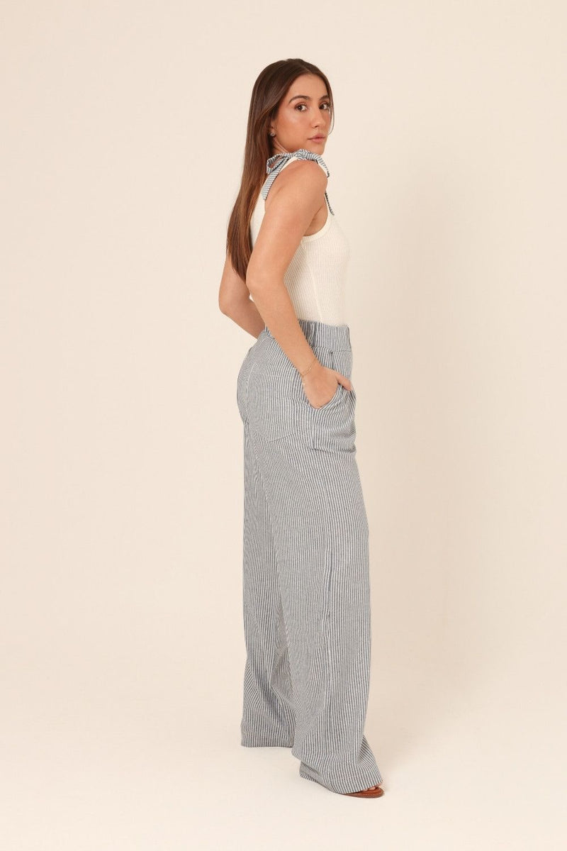 Calça Vitoria Listrado Azul