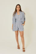 Camisa Nanda Listrado Azul