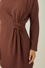Vestido Ayla Marrom