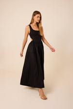 Vestido Carine Preto - linho rami
