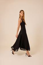 Vestido Luiza Preto - linho rami